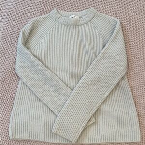 Vince Women's Aloe Cashmere Shaker Raglan Rib Sweater Small